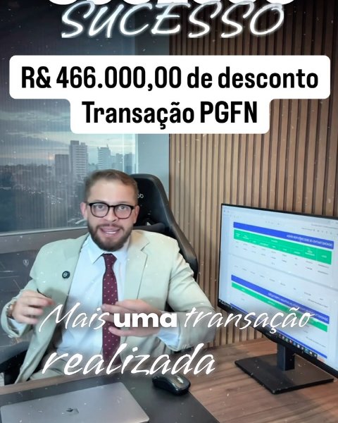 Reel: transação com a PGFN