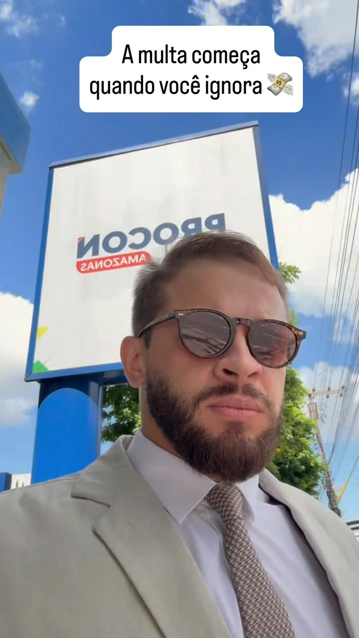 Michel em registro externo no Procon Amazonas